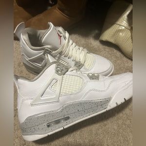 Air Jordan 4 Retro GS ( White Oreo)